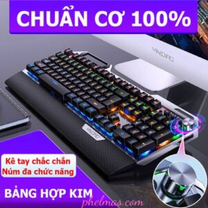 Bàn phím cơ Gaming K100 Full LED - Bàn Phím Cao Cấp Dành Cho Giới Trẻ