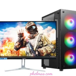 Bộ máy tính PC Game LED+Màn hình 24 icnh FullHD CPU Core i7 Ram 8GB/SSD 240GB