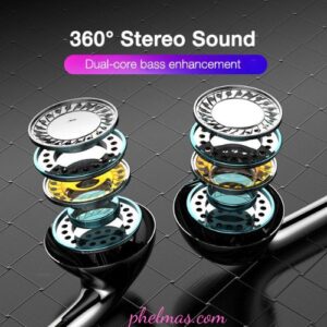 Tai nghe VAORLO Super Bass sở hữu công nghệ âm thanh nổi chất lượng cao, cho phép người dùng trải nghiệm âm thanh sống động và chân thực