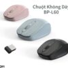 Chuột Không Dây 2.4G Cho Laptop PC Macaron