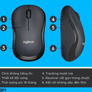 Chuột không dây Logiteche M220