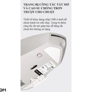 Chuột không dây INPHIC DR06 kết nối bằng BLUETOOTH